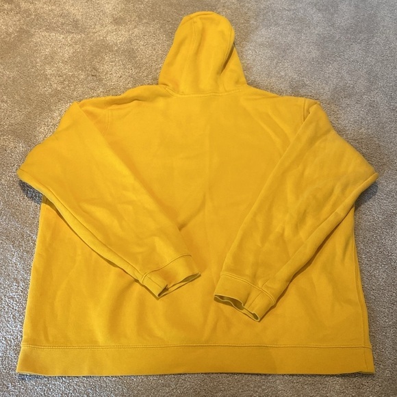 Nike ‘Base Ball’ L/S Hoodie Mustard Yellow Size XL *Small Flaw - Picture 8 of 8